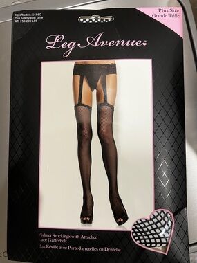 5 pieces. Various fishnet stockings